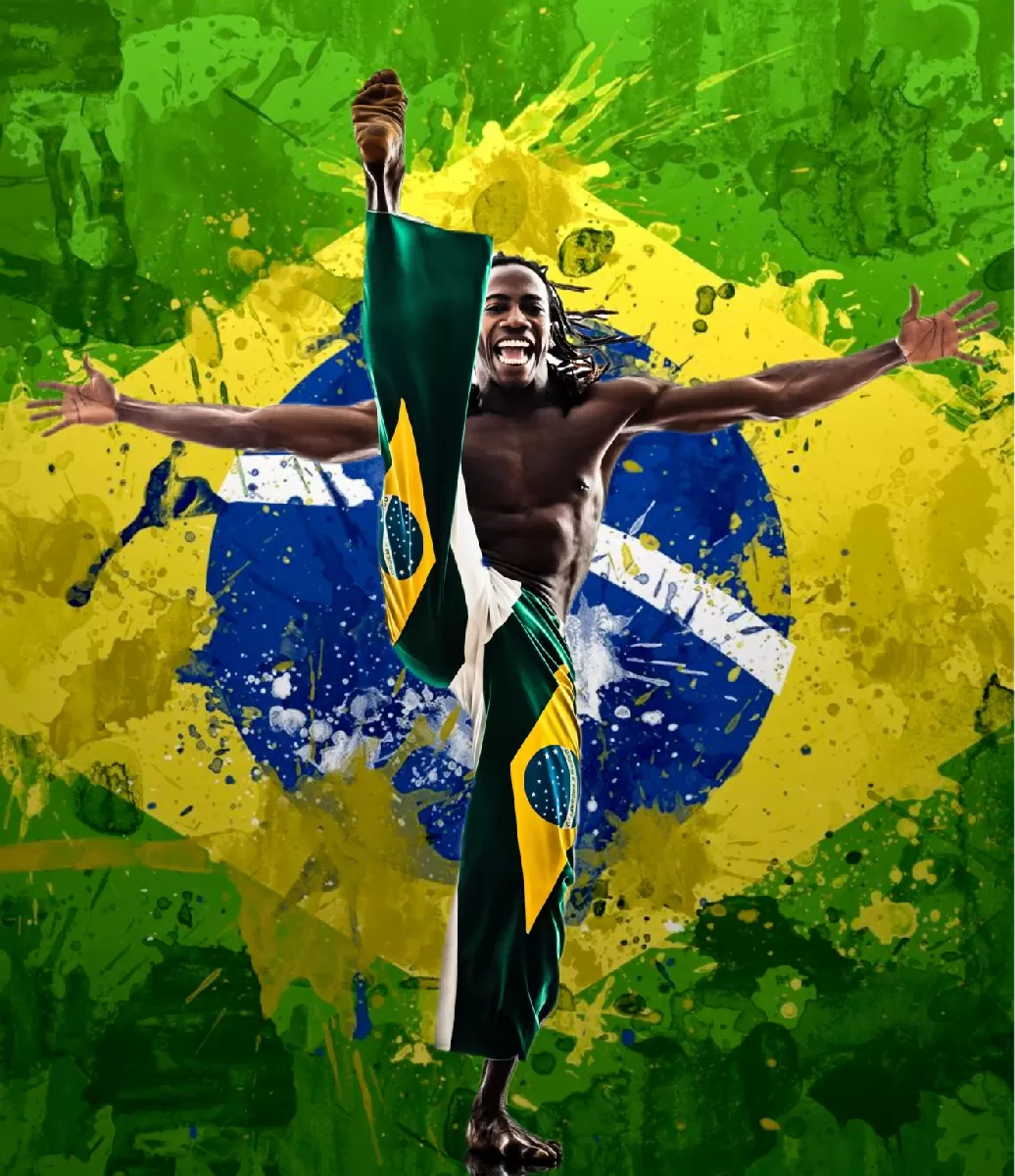 Danseur de capoeira brésilienne Paris Nevart'